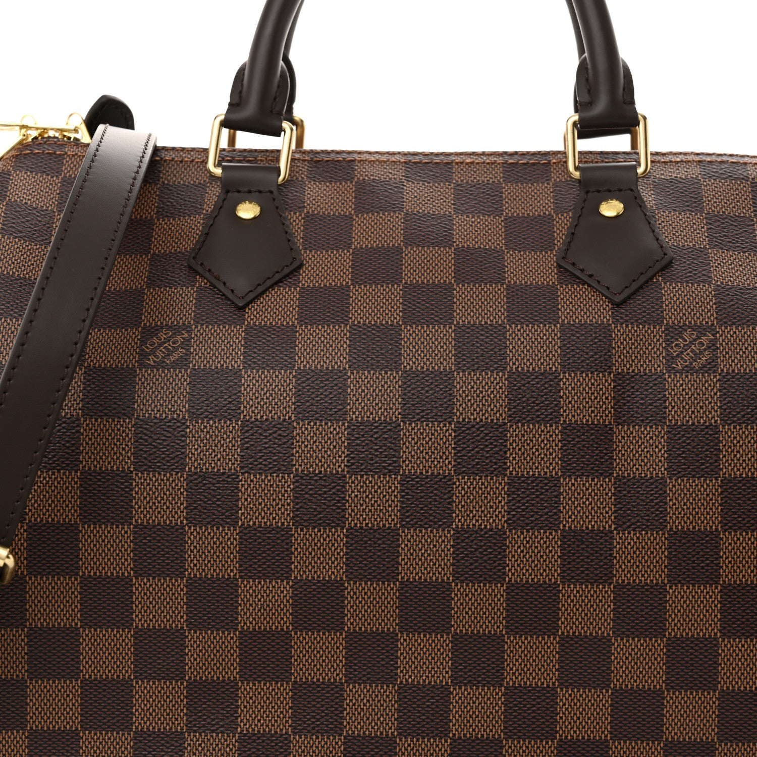 Louis Vuitton Damier Ebene Speedy Bandouliere 30 7 of 9