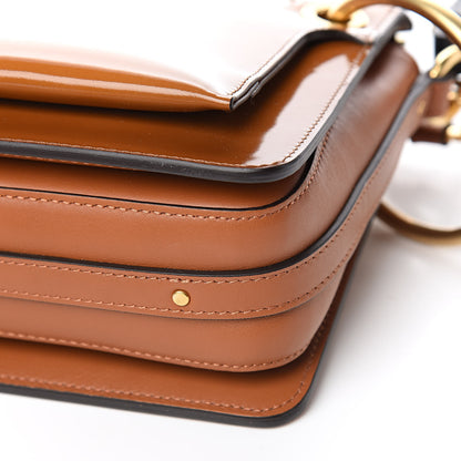 Chloe Patent Small Roy Bag Caramel 8 of 9