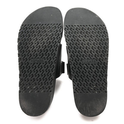 Hermes Calfskin Mens Chypre Sandals 42 Black 6 of 10