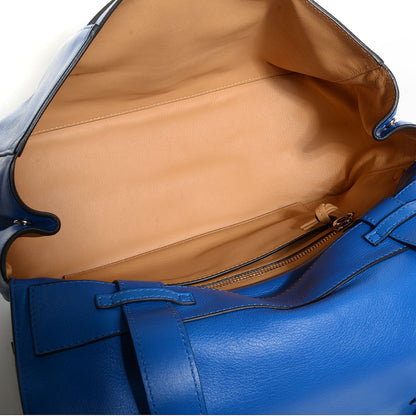 Proenza Schouler Leather Double Sided PS Courier Bag Blue Honey 5 of 8