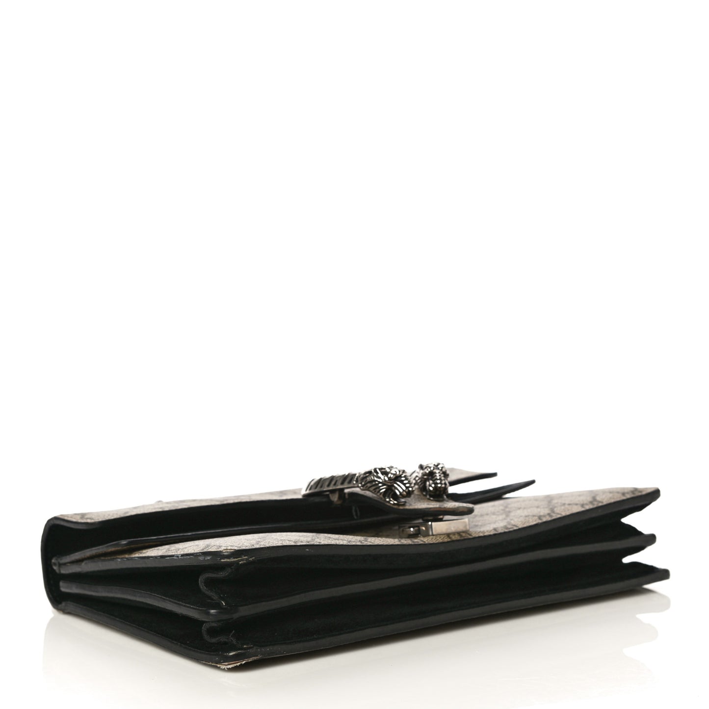 GG Supreme Monogram Small Dionysus Shoulder Bag Black