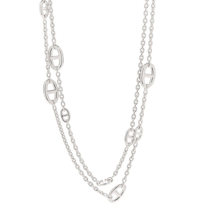Hermes Sterling Silver Farandole Necklace 120 1 of 6