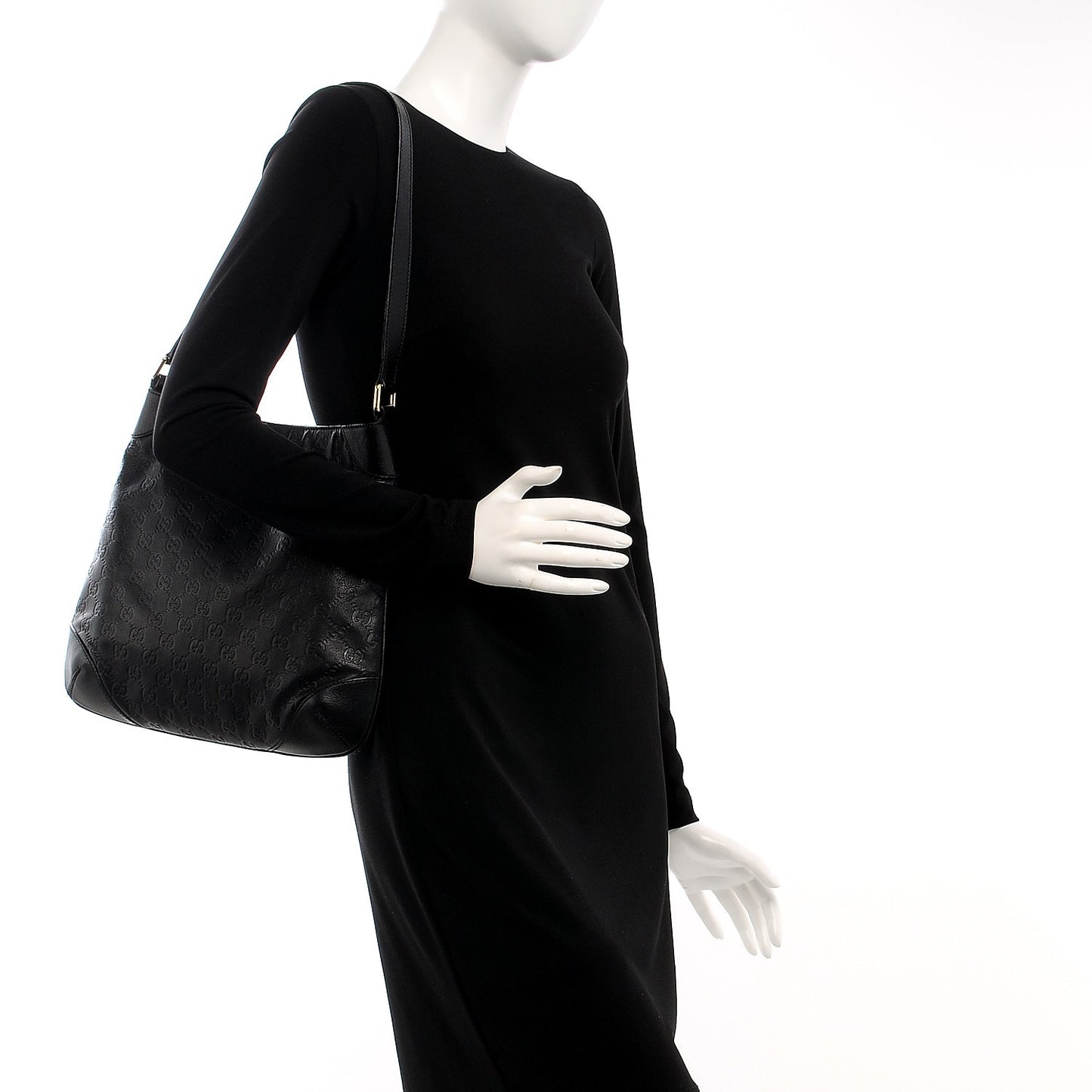 Guccissima Hobo Black
