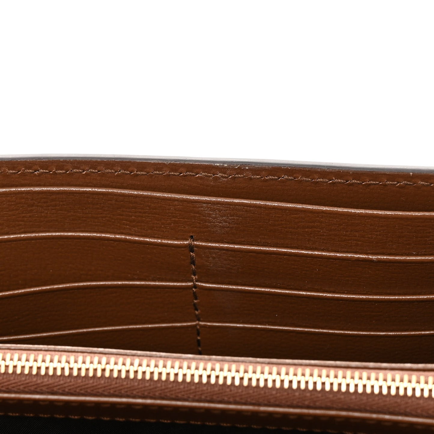 GG Supreme Monogram Azalea Calfskin Web Jackie 1961 Chain Wallet Beige Ebony Brown Sugar