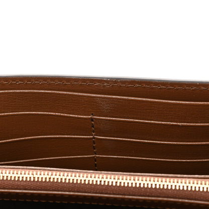 Gucci GG Supreme Monogram Azalea Calfskin Web Jackie 1961 Chain Wallet Beige Ebony Brown Sugar 14 of 14
