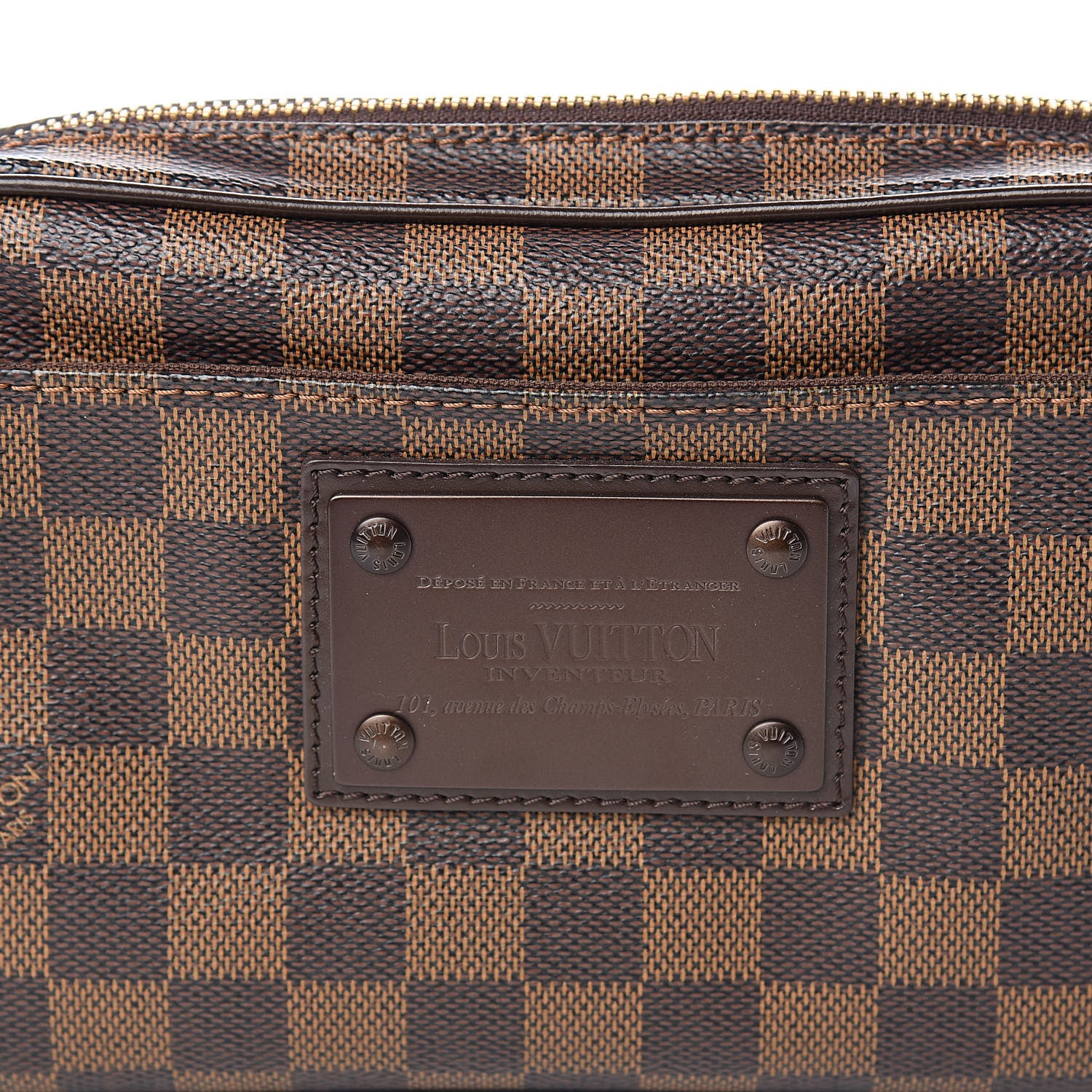 Louis Vuitton Damier Ebene Brooklyn Bum Bag 8 of 13