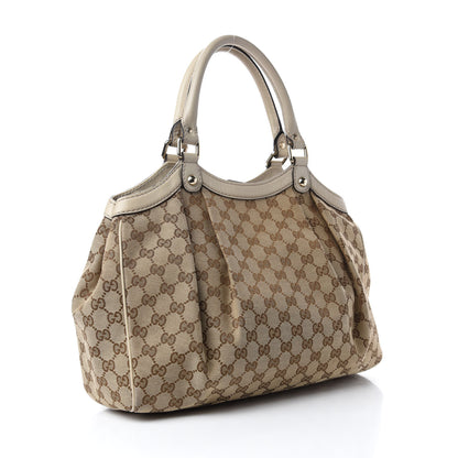 Gucci Monogram Medium Sukey Tote Off White 3 of 12