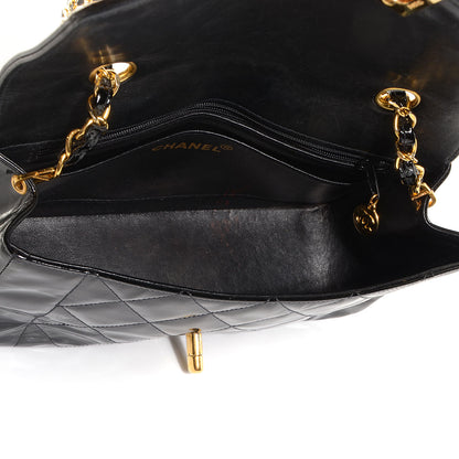 Chanel Patent Quilted Small Single Flap Bag Black 5 of 8