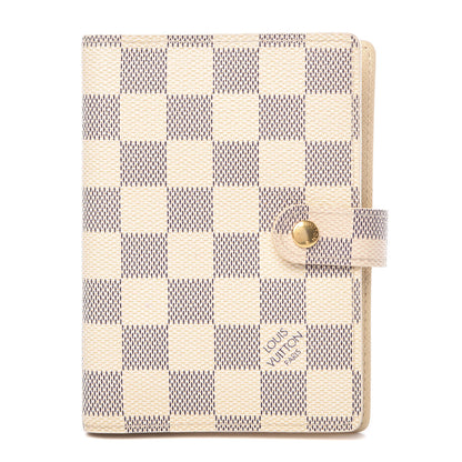 Louis Vuitton Damier Azur Small Ring Agenda Cover 1 of 7