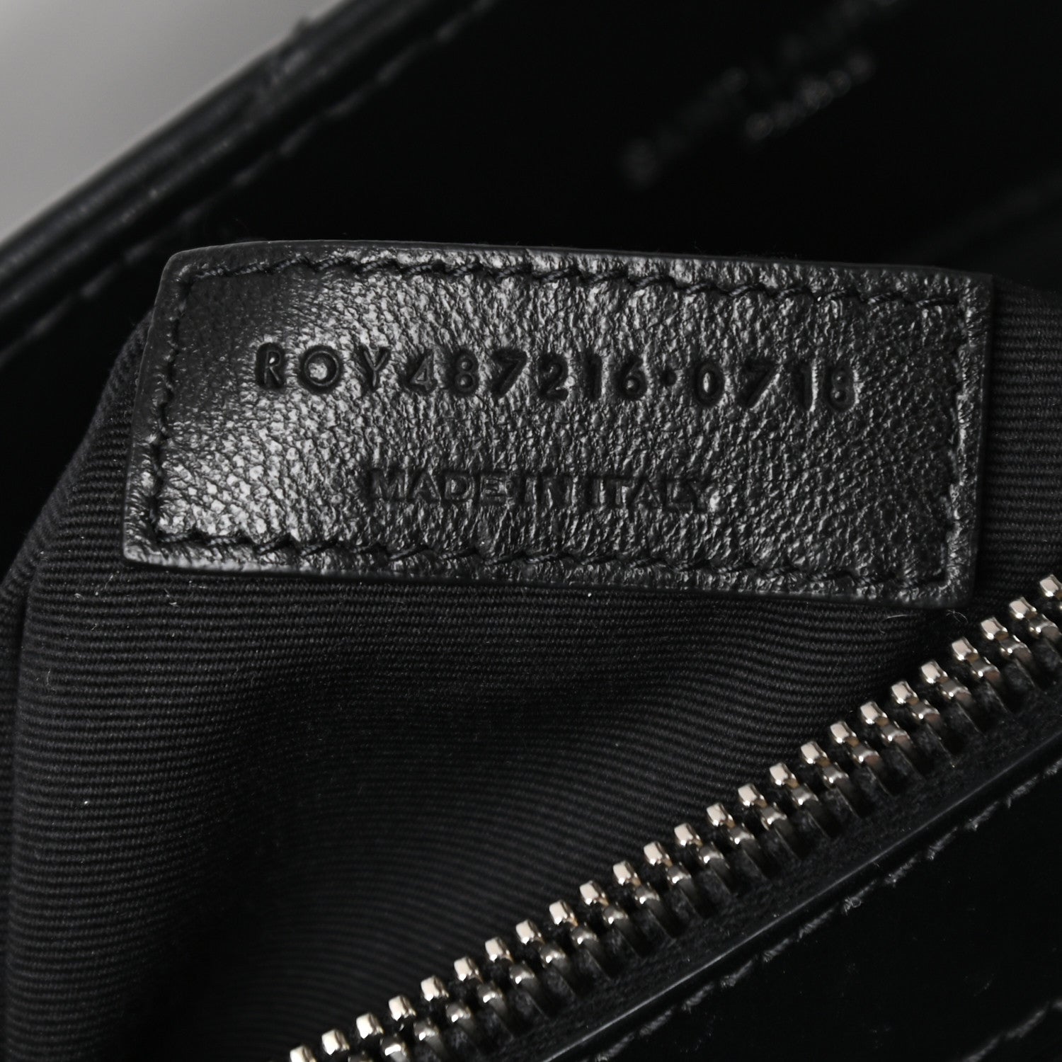 Saint Laurent Calfskin Y Quilted Monogram Medium Loulou Chain Satchel Black 7 of 12