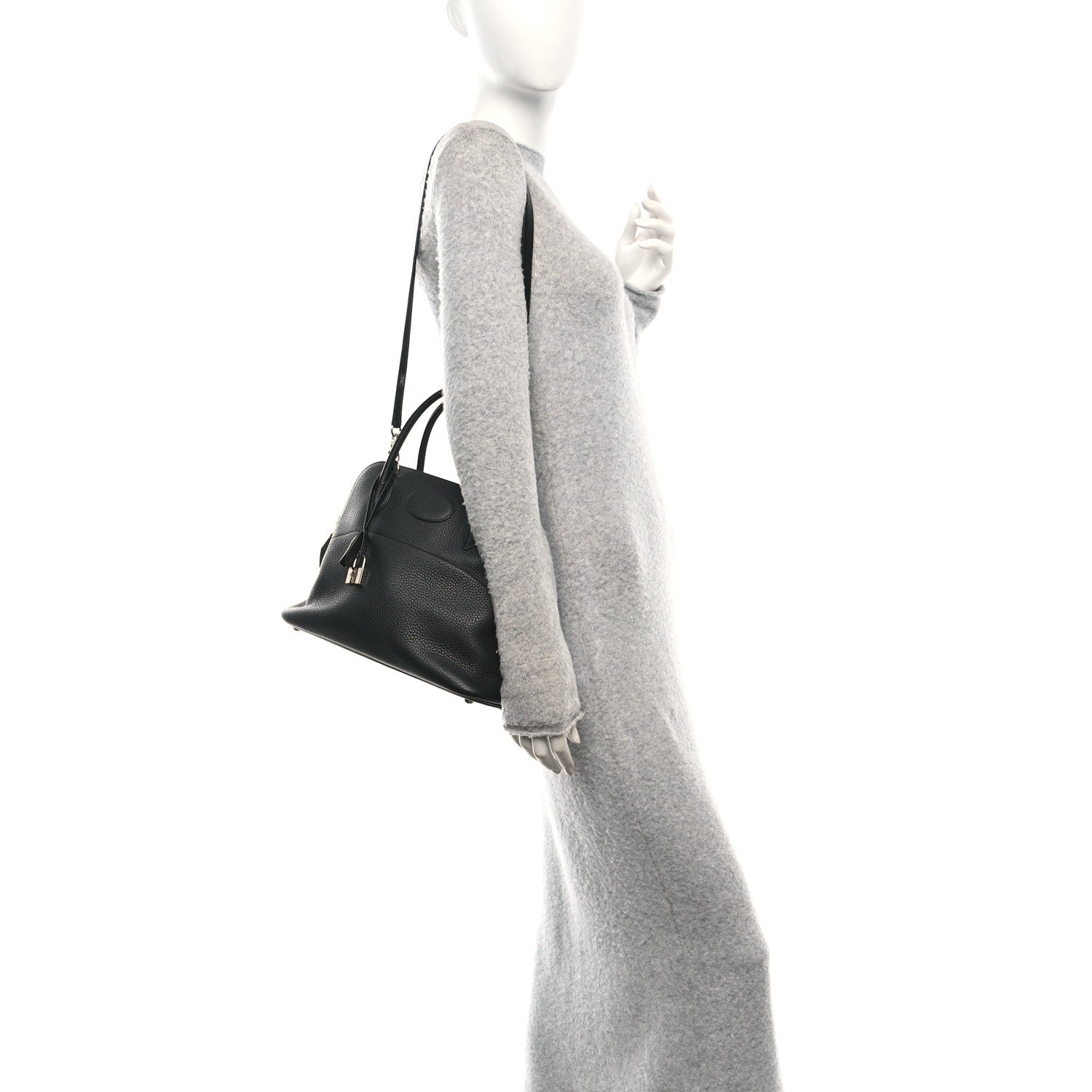 Hermes Taurillon Clemence Bolide 31 Black 2 of 10