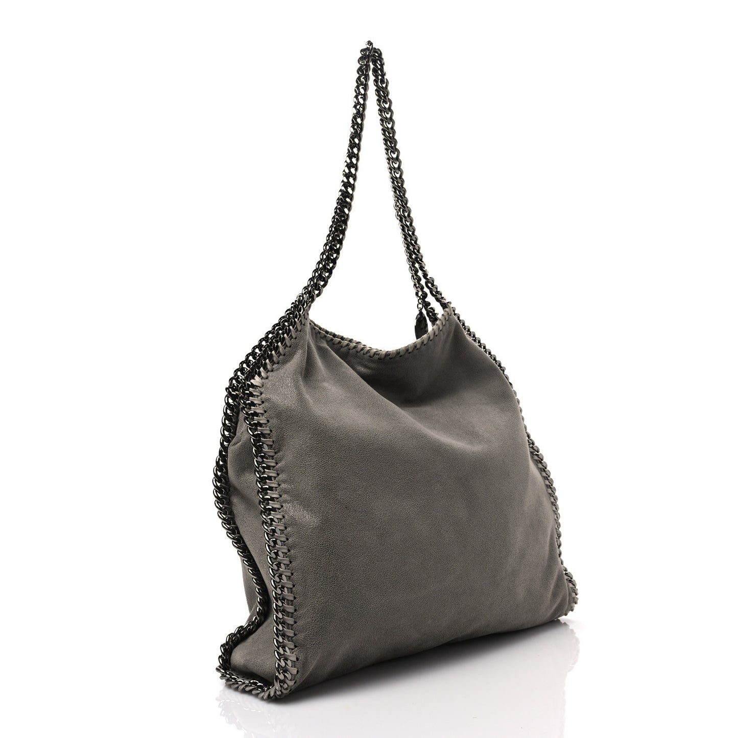 Shaggy Deer Falabella Tote Light Grey