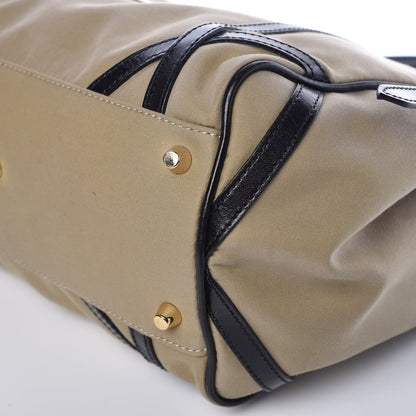 Burberry Canvas Calfskin Canterbury Tote Beige 10 of 14
