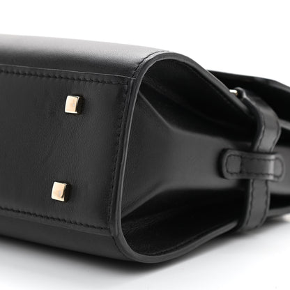 Delvaux Smooth Calfskin Mini Tempete Satchel Black 8 of 8