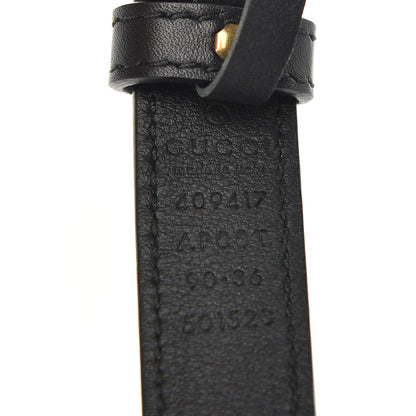 Gucci Calfskin Double G 20mm Belt 90 36 Black 6 of 6