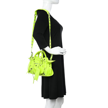 Balenciaga Agneau Arena Neo Cagole Handbag XS Fluo Yellow 2 of 11