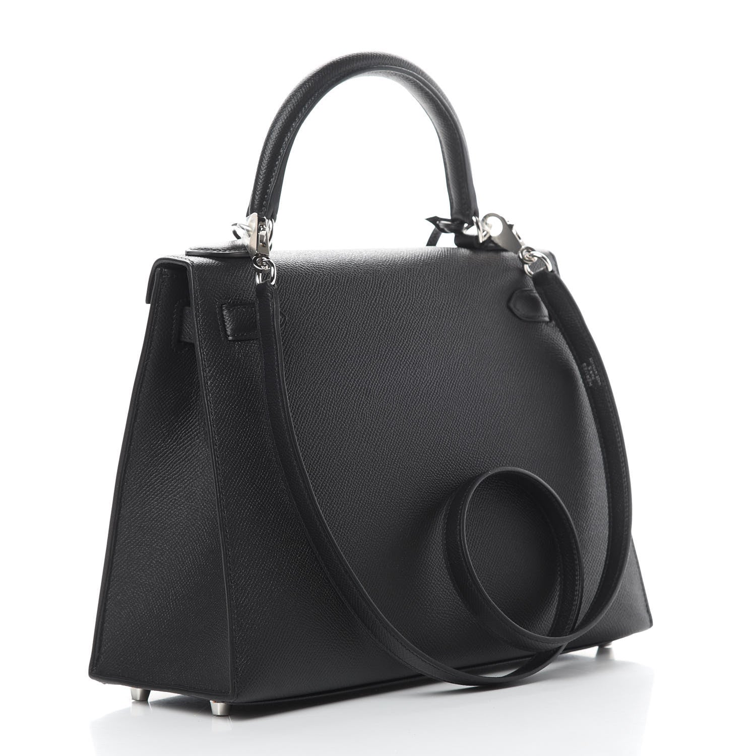 Hermes Epsom Kelly Sellier 28 Black 3 of 12