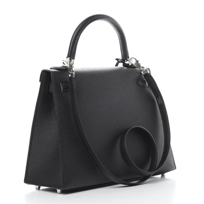 Hermes Epsom Kelly Sellier 28 Black 3 of 12