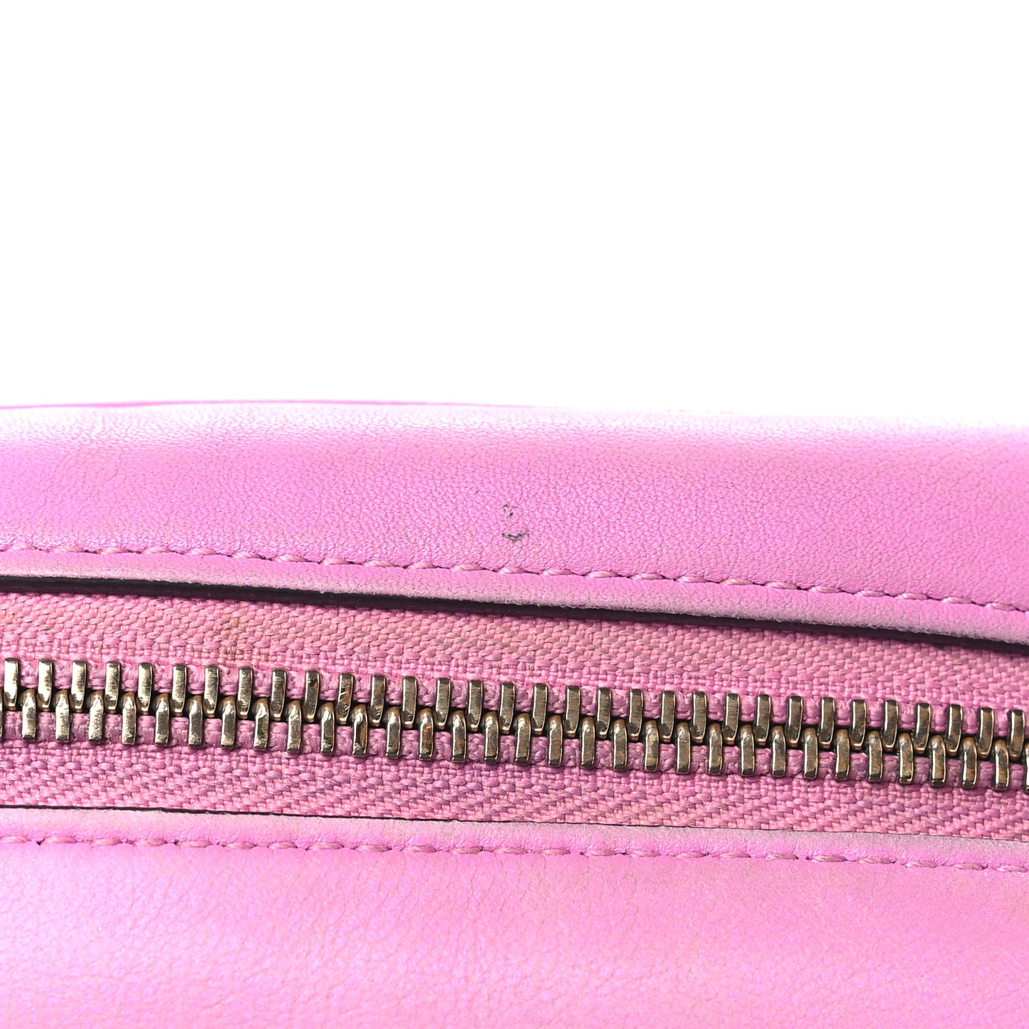 Calfskin Matelasse Mini GG Marmont Chain Shoulder Bag Candy Mousse