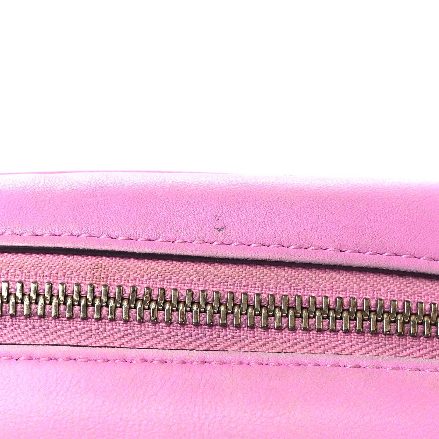 Gucci Calfskin Matelasse Mini GG Marmont Chain Shoulder Bag Candy Mousse 13 of 15