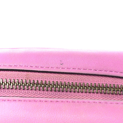 Gucci Calfskin Matelasse Mini GG Marmont Chain Shoulder Bag Candy Mousse 13 of 15