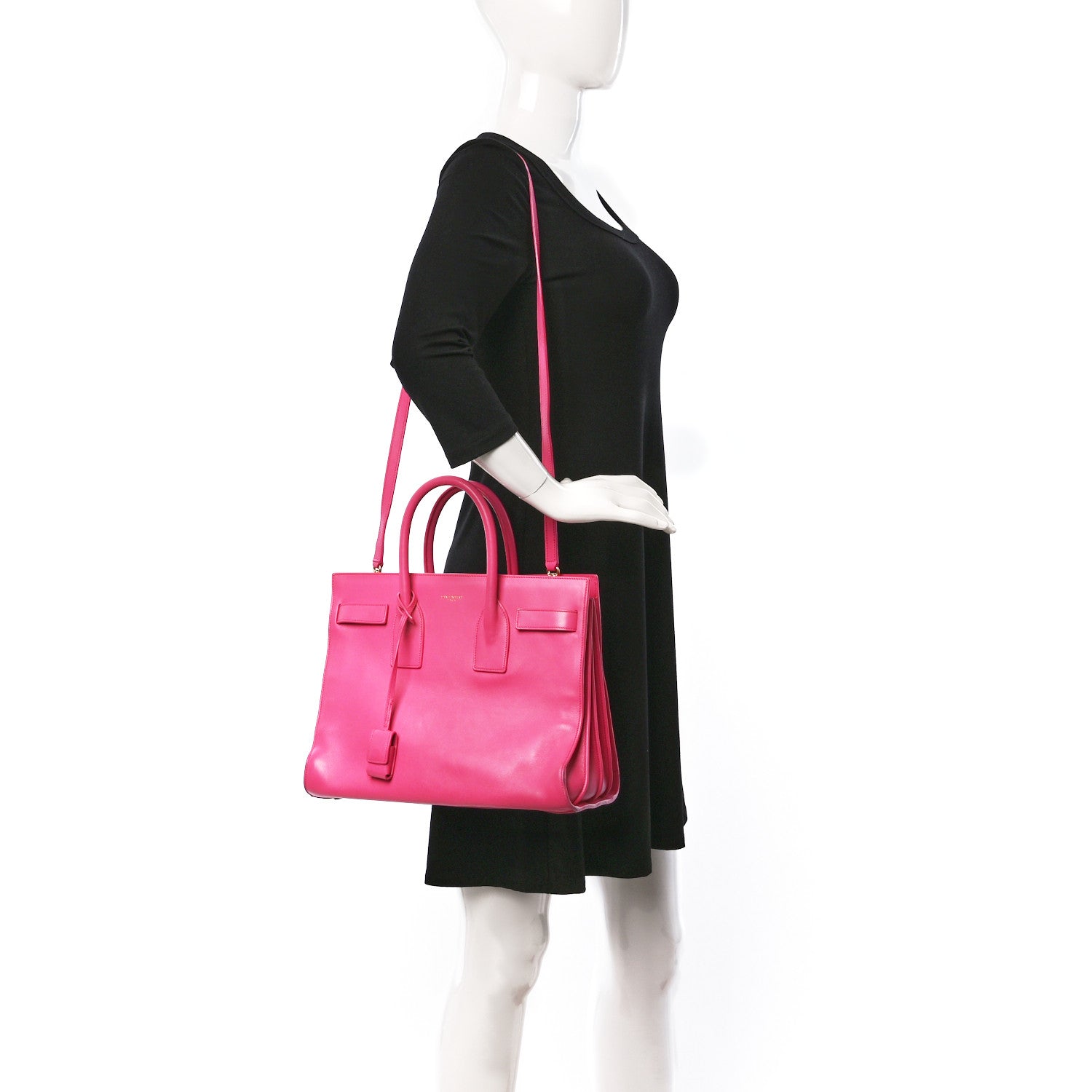 Saint Laurent Calfskin Small Sac De Jour Malabar 2 of 16
