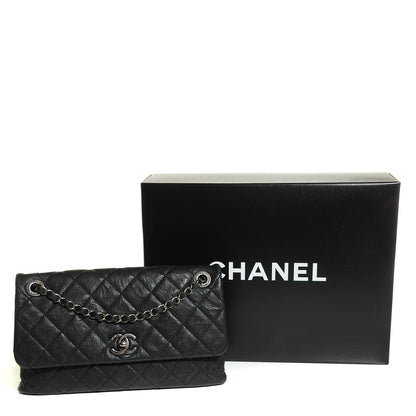 Chanel Goatskin Quilted Double Bag Flap Black 4 of 8
