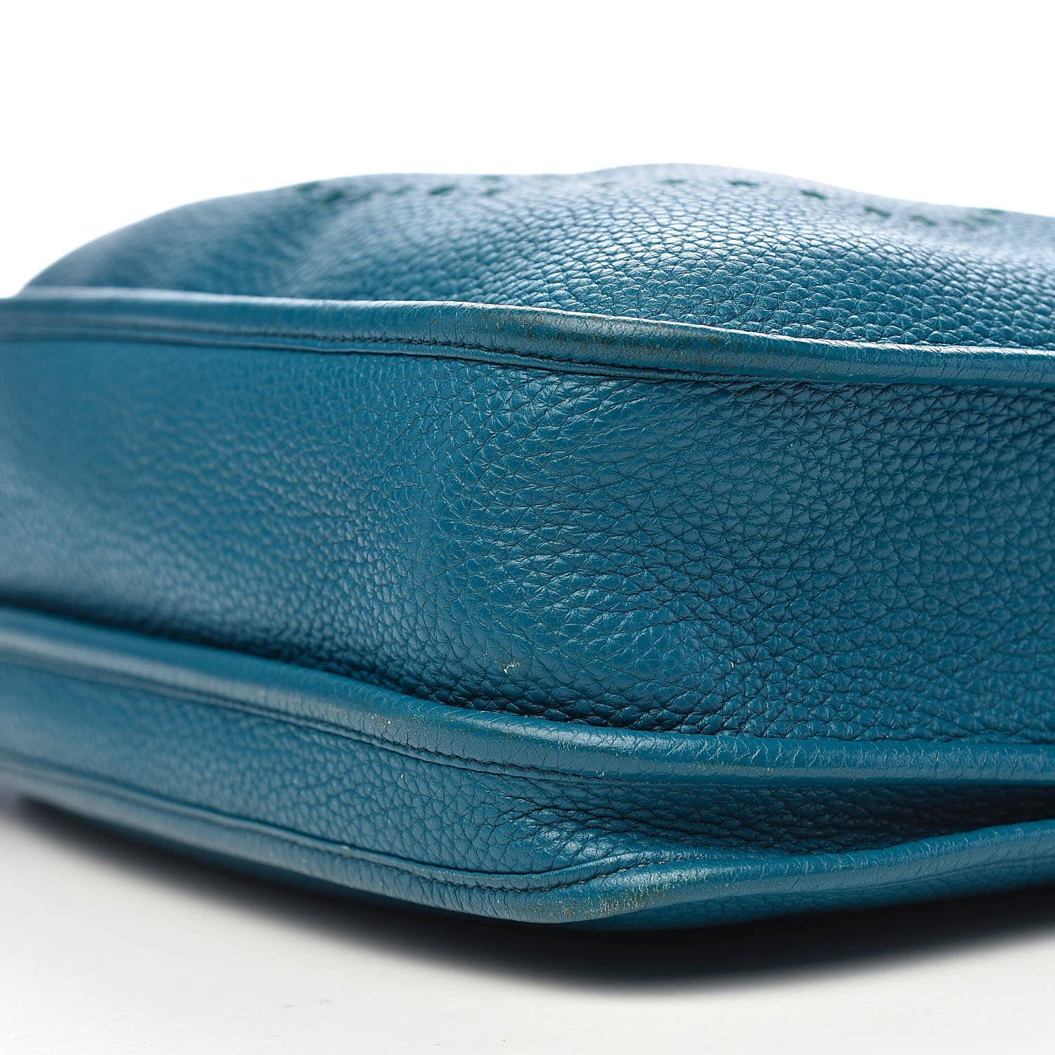 Hermes Taurillon Clemence Evelyne III PM Bleu Izmir 10 of 11
