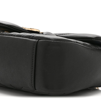 Gucci Lambskin Matelasse Medium GG Marmont Shoulder Bag Black 11 of 11