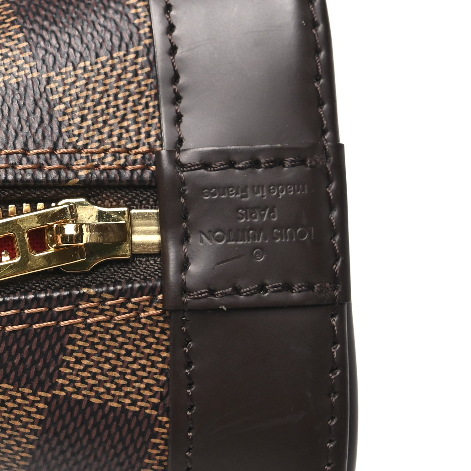Louis Vuitton Damier Ebene Alma BB 6 of 10