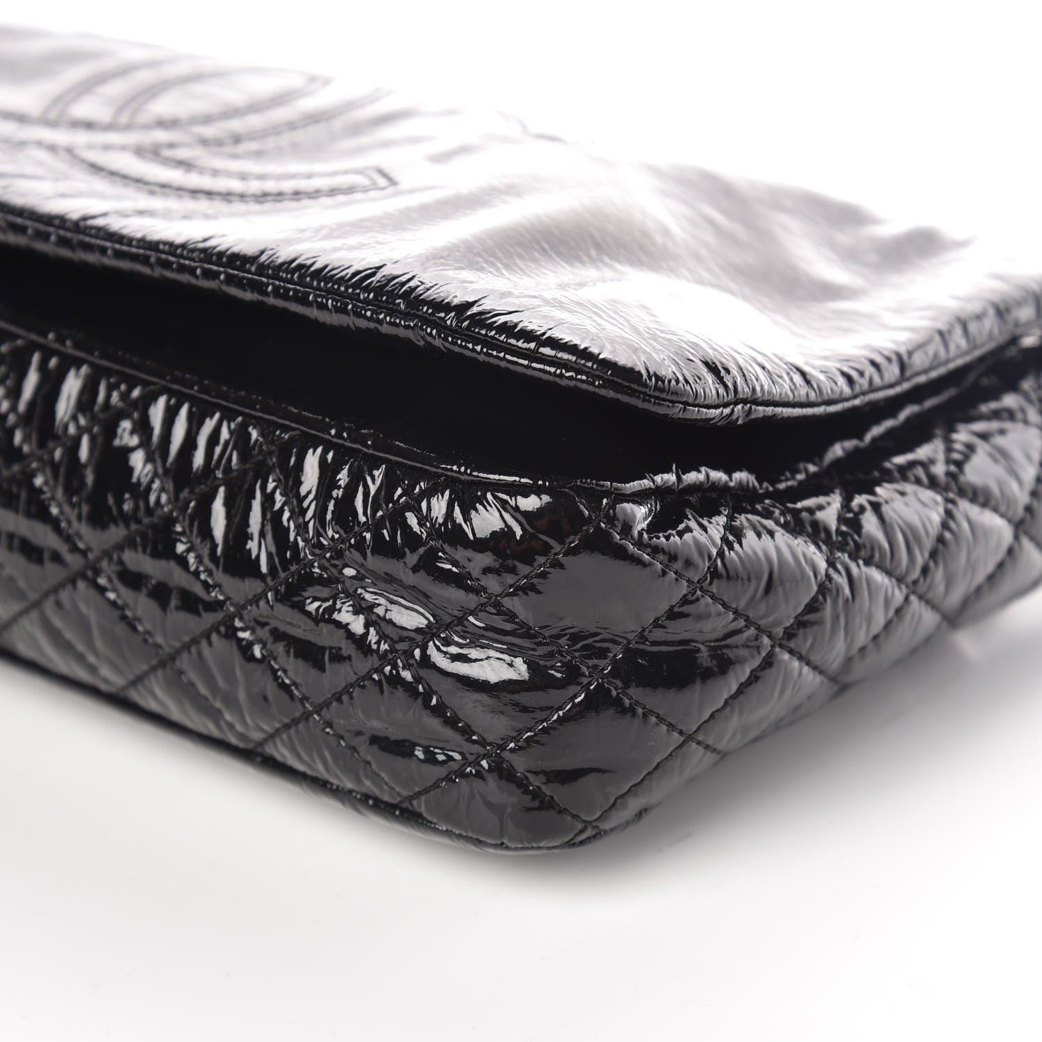 Chanel Vinyl Medium Rock and Chain Flap Black 13 of 13