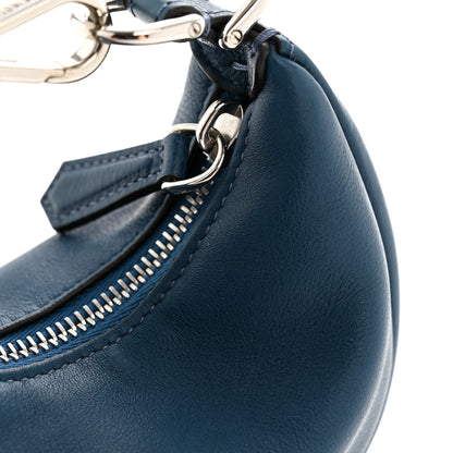 Fendi Vitello Grace Matte Nano Fendigraphy Hobo Charm Mirto 11 of 11