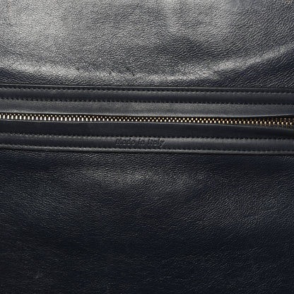 Celine Crocodile Embossed Nubuck Medium Phantom Luggage Navy Blue 7 of 18