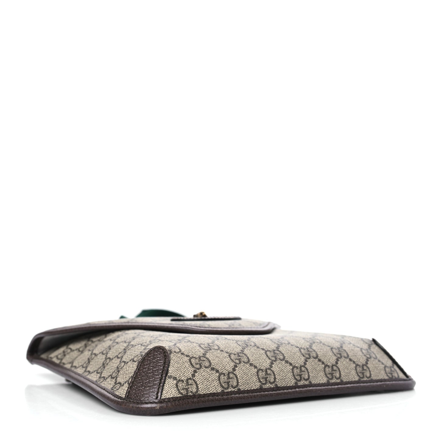 GG Supreme Monogram Web Medium Neo Vintage Flap Messenger Bag Beige New Acero