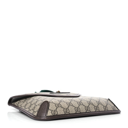 Gucci GG Supreme Monogram Web Medium Neo Vintage Flap Messenger Bag Beige New Acero 4 of 8