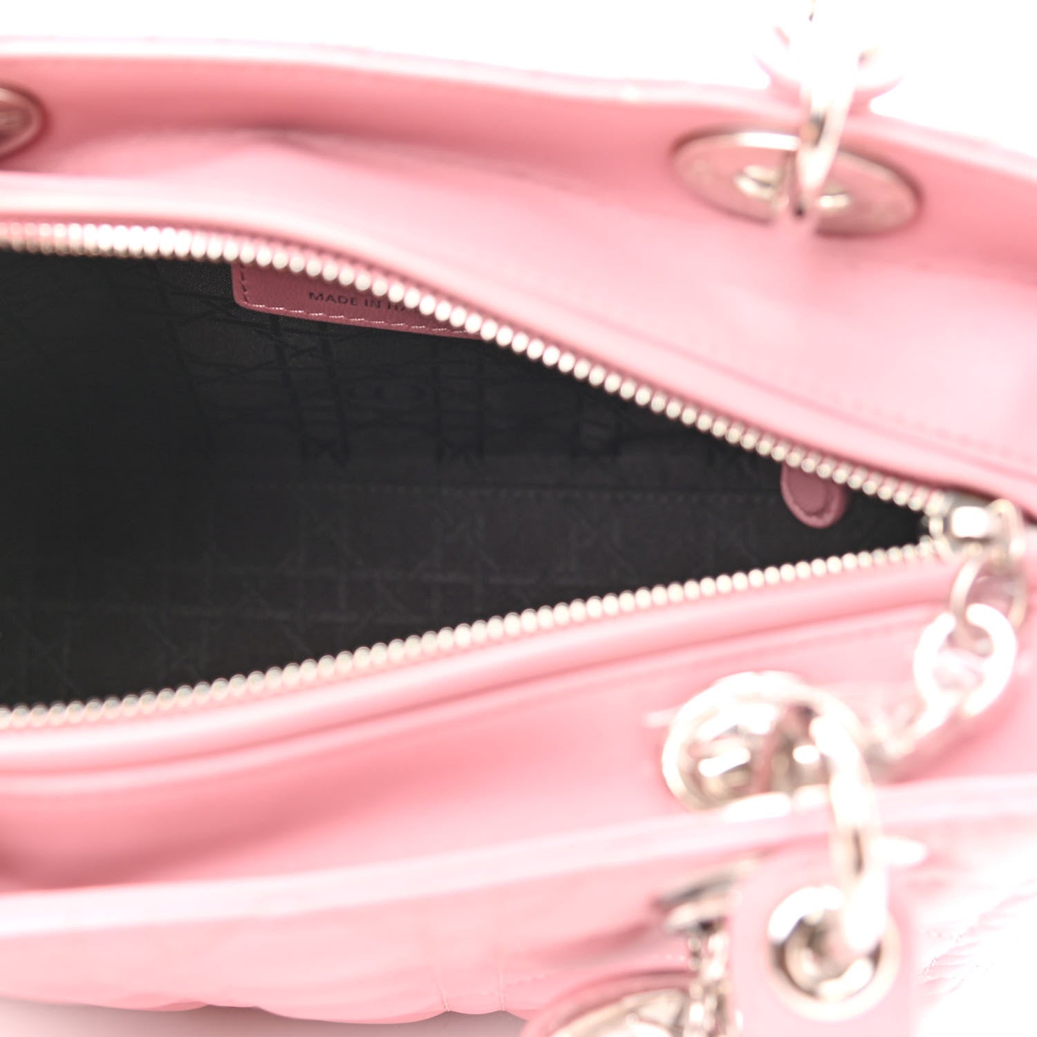 Christian Dior Lambskin Cannage Medium Lady Dior Rose Clair 5 of 10