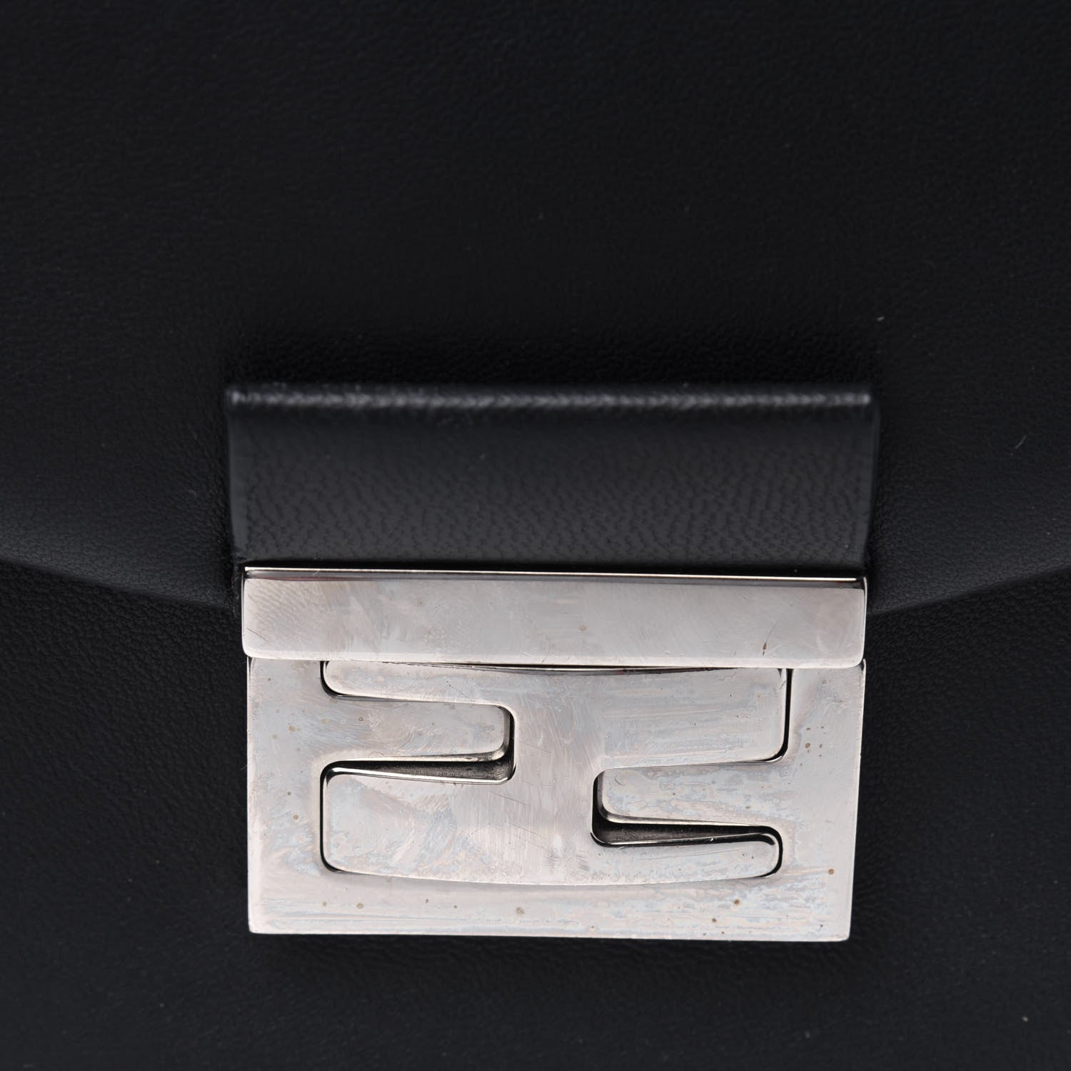 Fendi Nappa Be Baguette Crossbody Bag Black 6 of 6