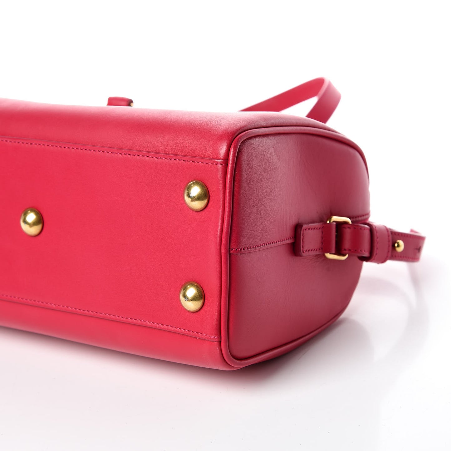 Calfskin Classic Baby Duffle Fuchsia