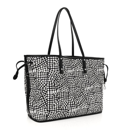 MCM Visetos Medium Anya Zip Top Shopper Tote Black 5 of 15