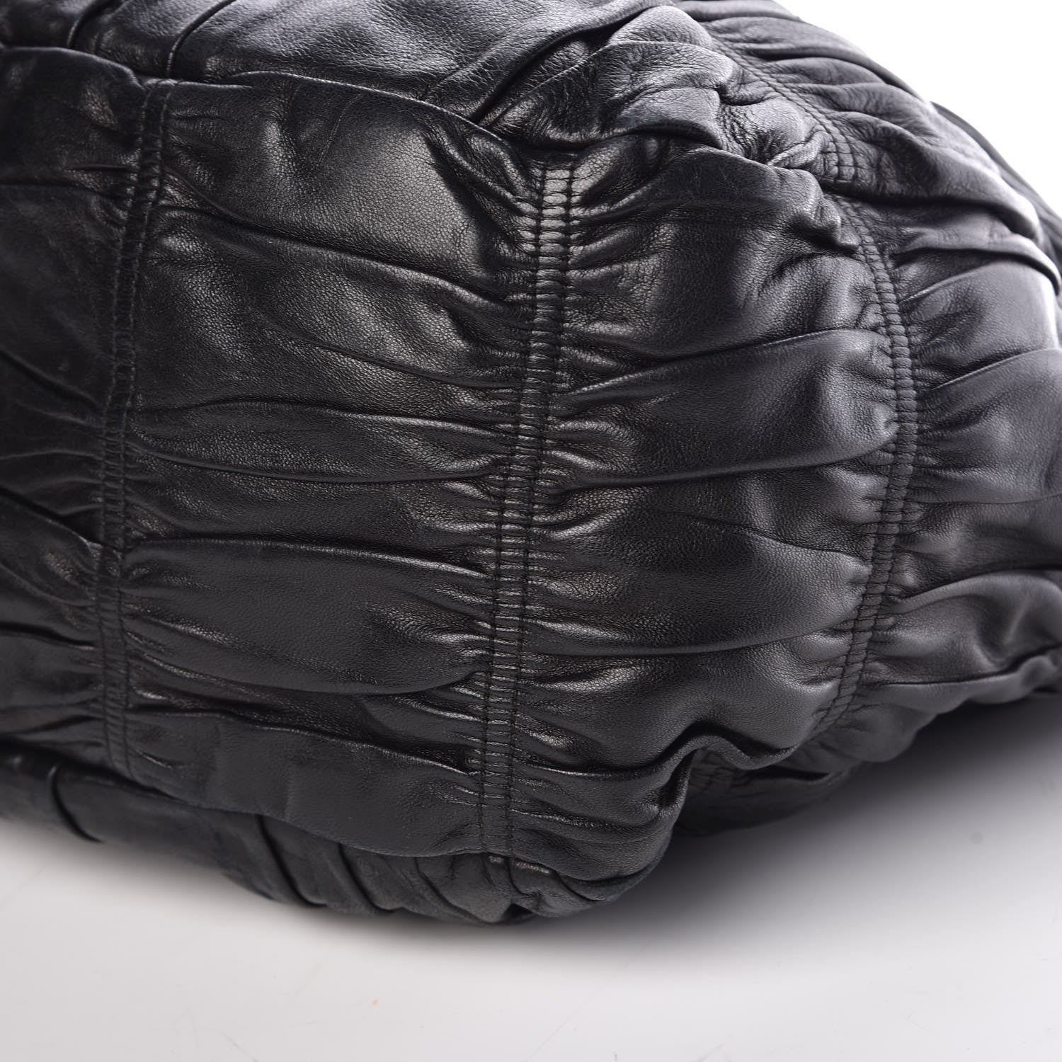 Prada Nappa Gaufre Hobo Black 6 of 10