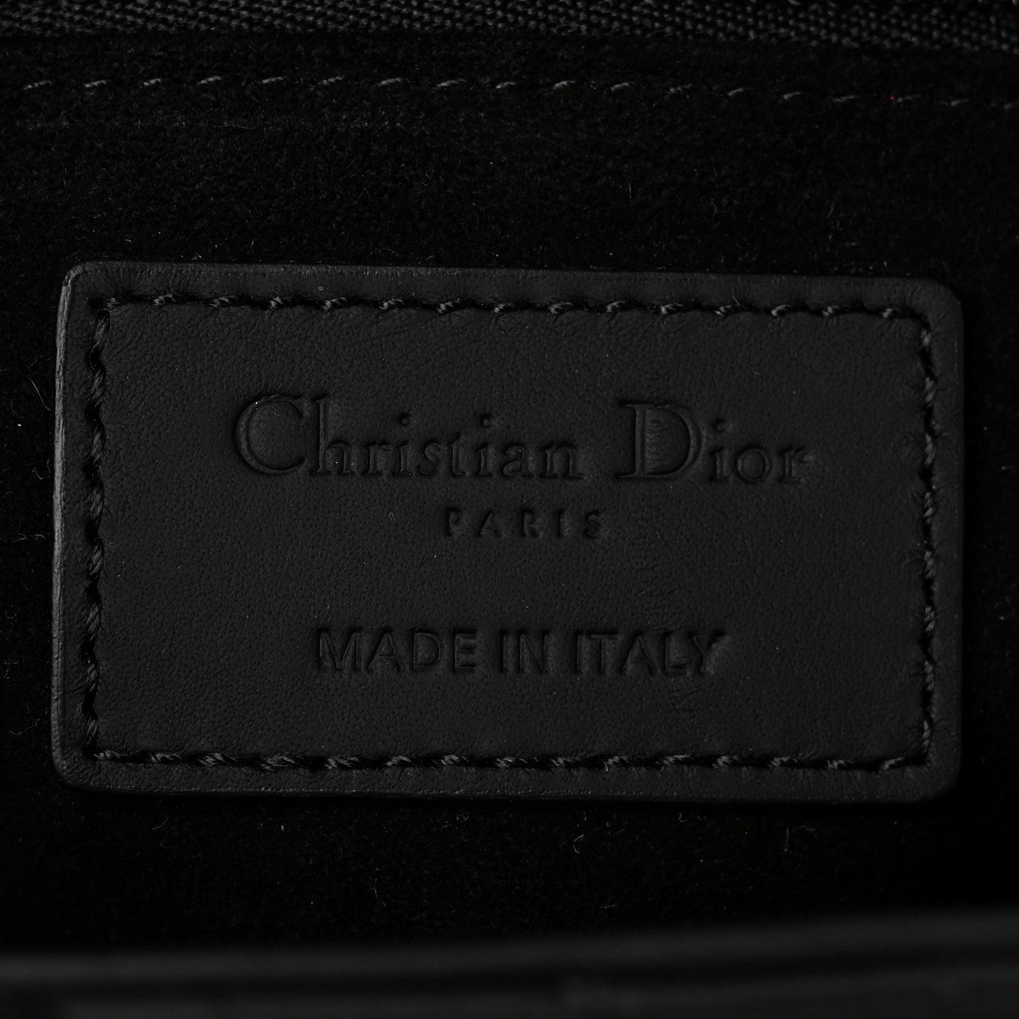Ultra Matte Calfskin Cannage Medium Lady Dior Black