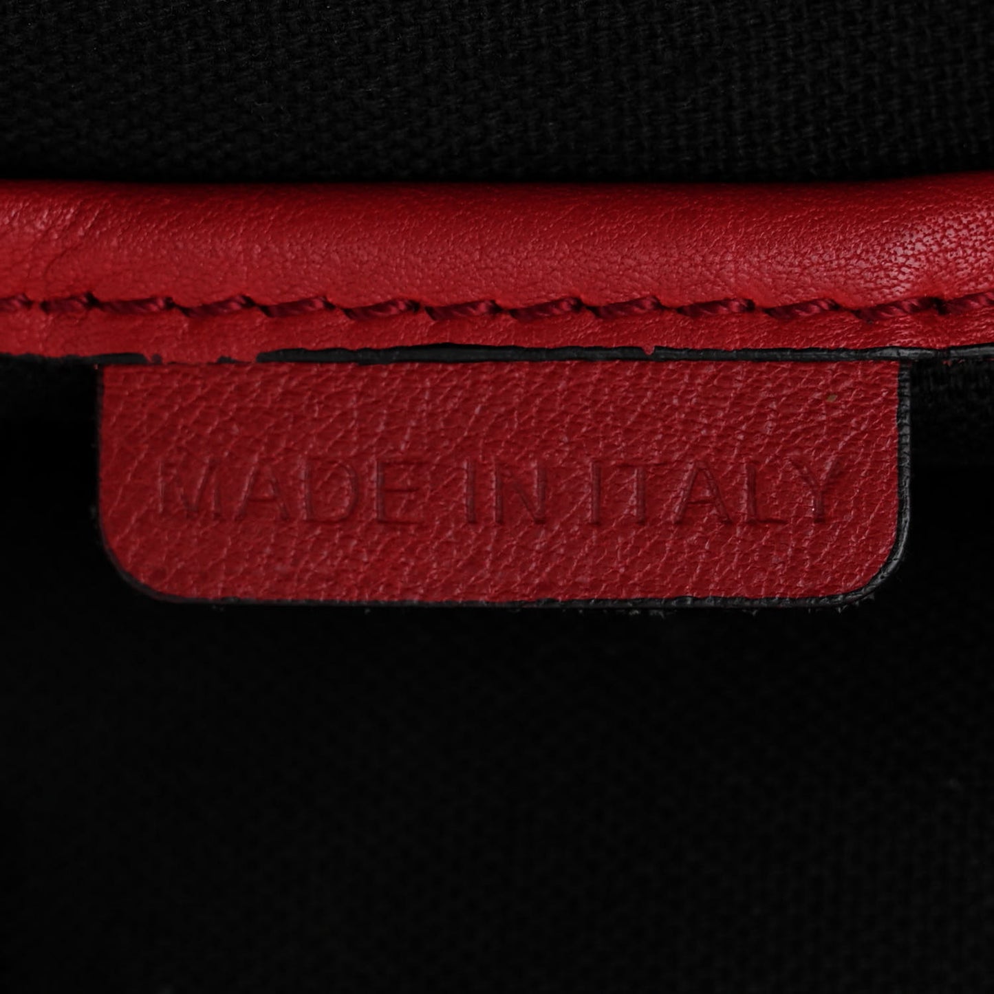 Soft Calfskin House Check Big Crush Tote Military Red