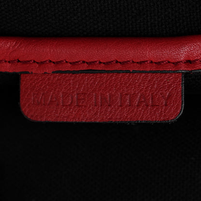 Burberry Soft Calfskin House Check Big Crush Tote Military Red 7 of 11