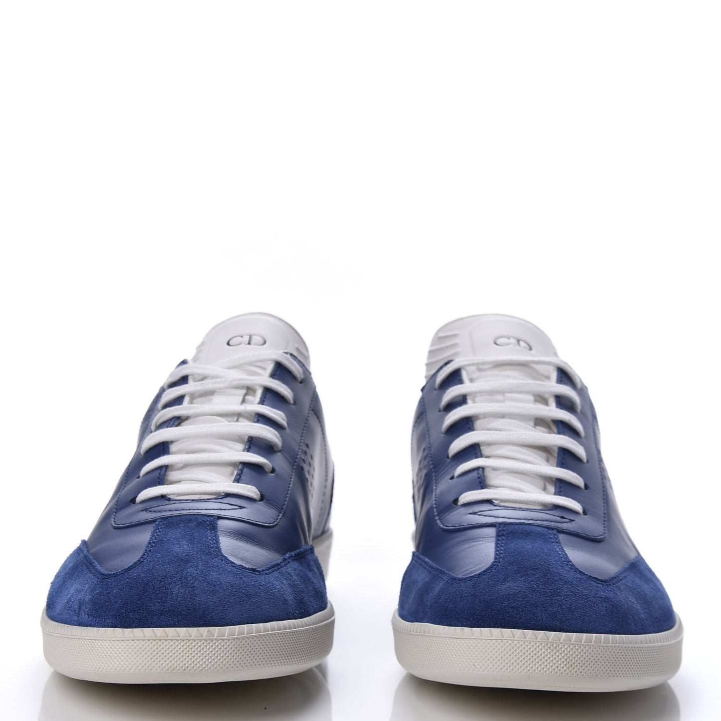 Homme Smooth Calfskin Suede Mens B01 Sneakers 40 Blue Red
