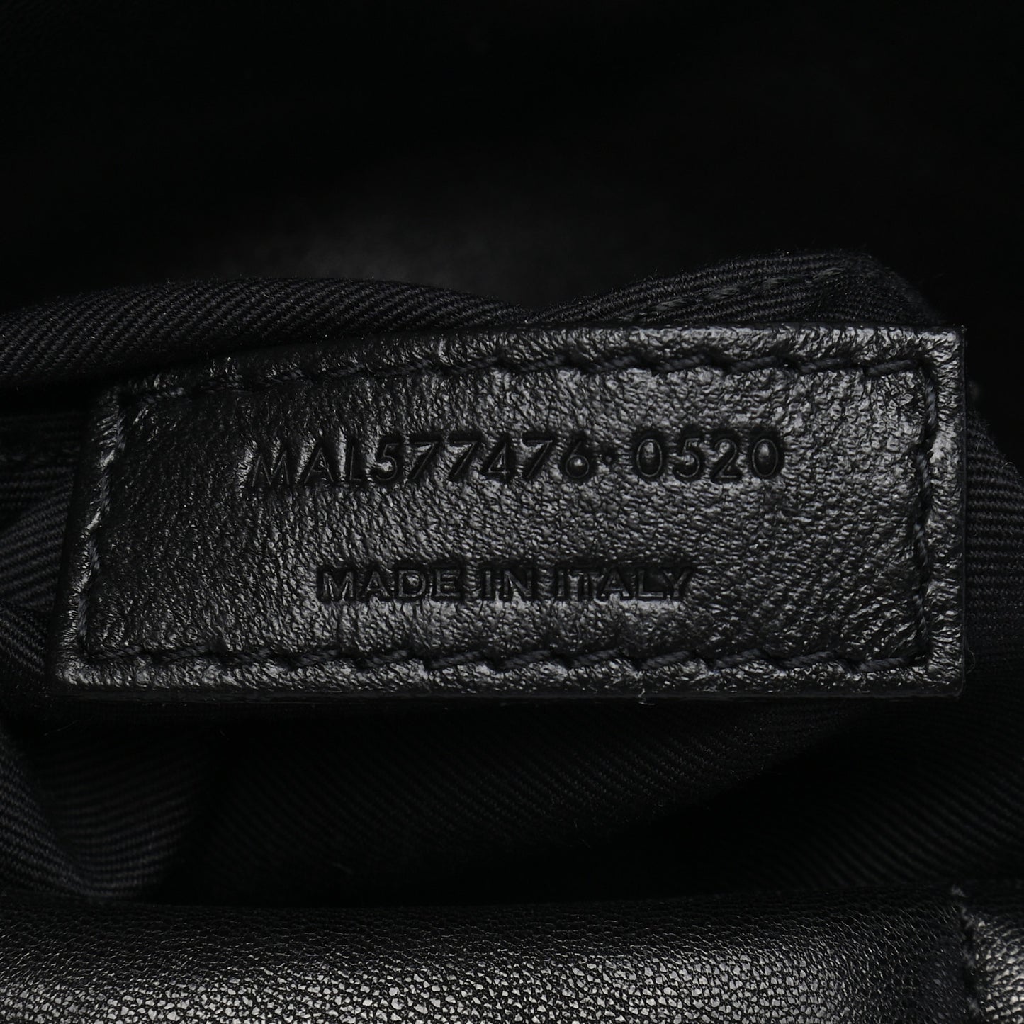 Lambskin Quilted Small Loulou Puffer Monogram Chain Satchel Black