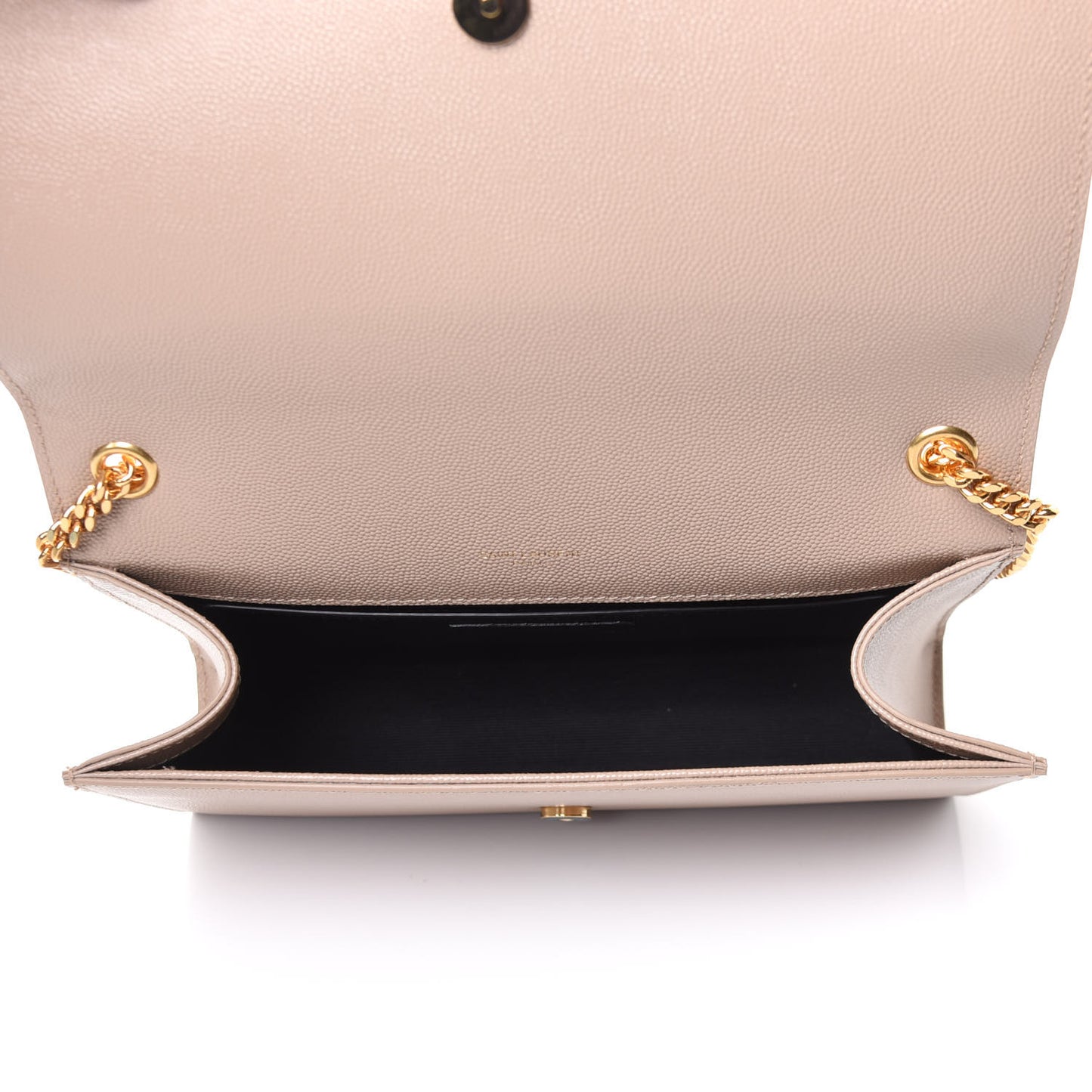 Grain De Poudre Medium Monogram Kate Satchel Dark Beige