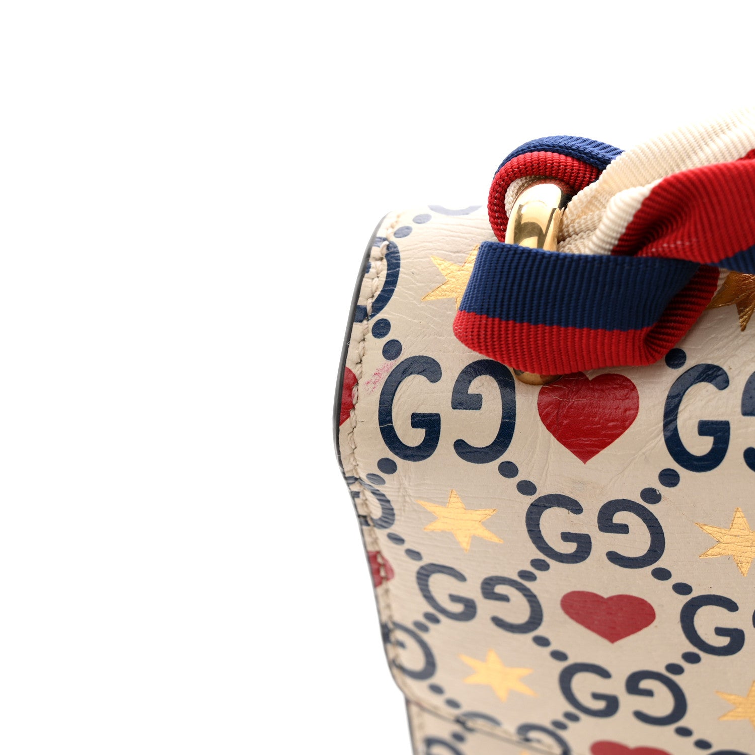 Gucci Calfskin Valentine's Day Exclusive Small Sylvie Top Handle Bag Ivory 13 of 15