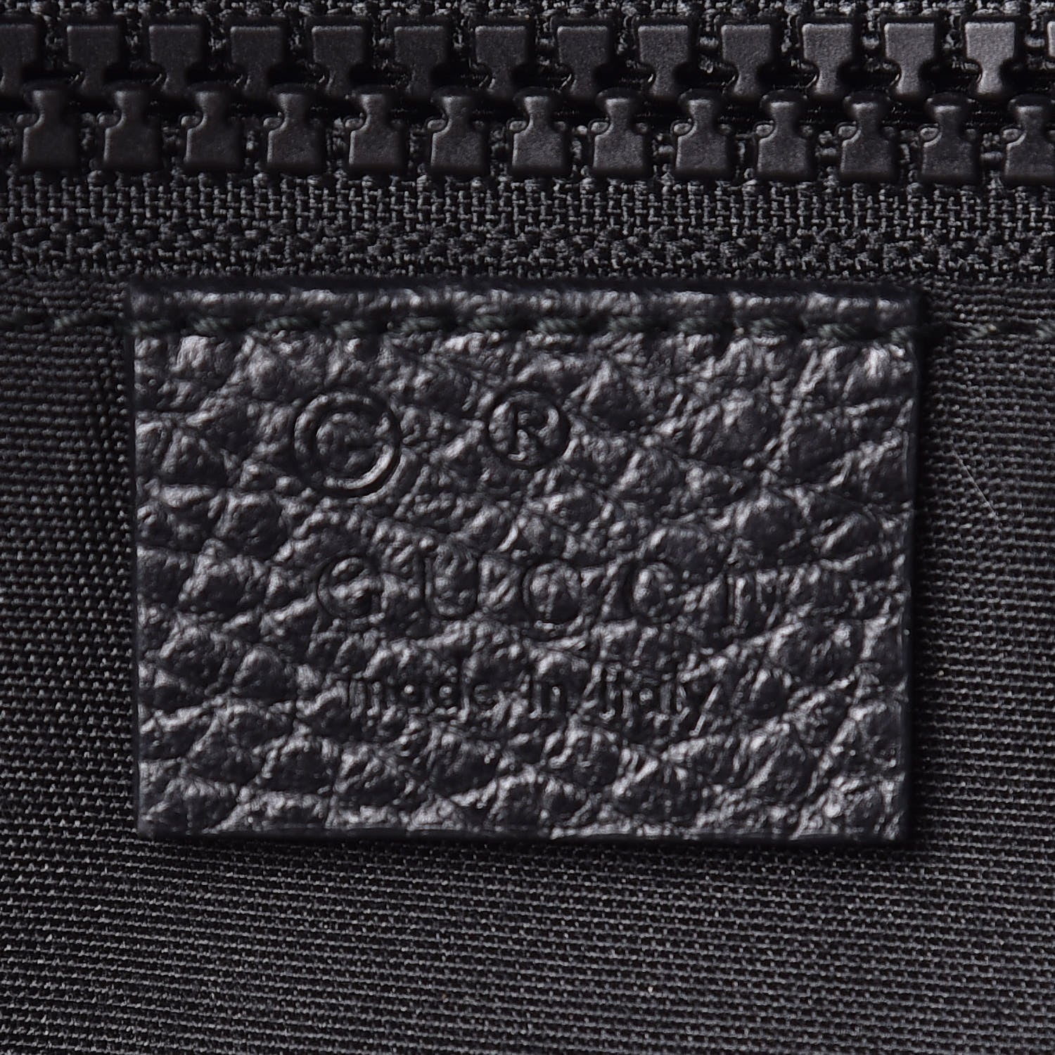 Gucci Nylon Monogram Slim Backpack Black 9 of 11