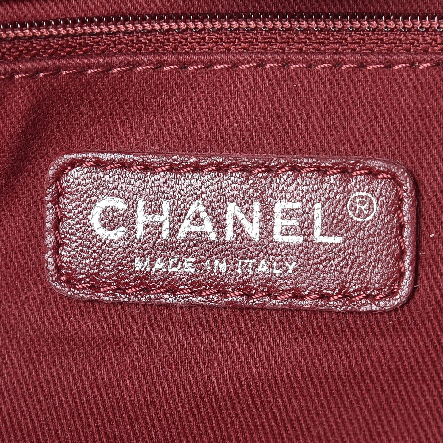 Canvas Large Deauville Tote Red