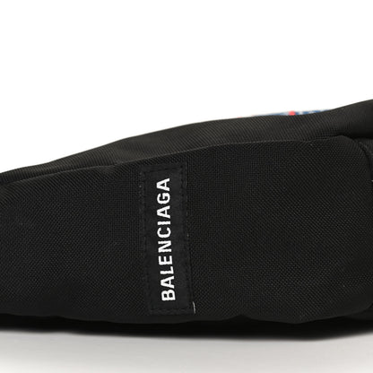 Balenciaga Recycled Nylon NASA X Space Sling Bag Black 9 of 11